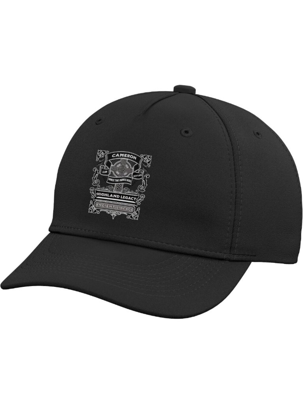 Cameron Scottish Clan Highland Heritage Design Adjustable Baseball Hat